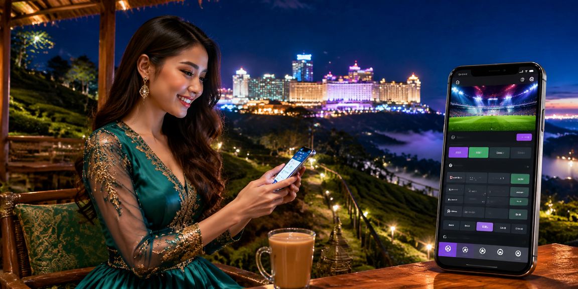 Pengguna melakukan deposit di Genting Highlands melalui aplikasi mudah alih iwallet99