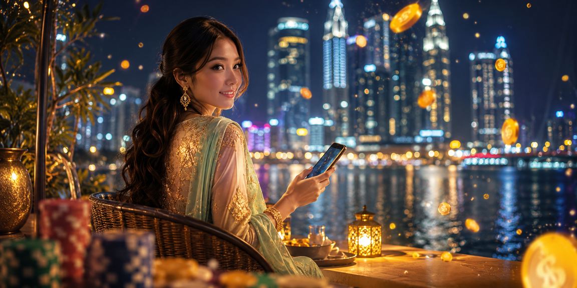 A player enjoying online entertainment responsibly in Kuala Lumpur