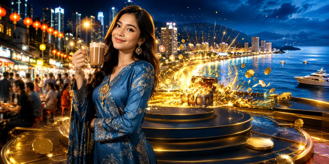 A premium live casino atmosphere in Kuala Lumpur with professional dealers dressed in baju kurung