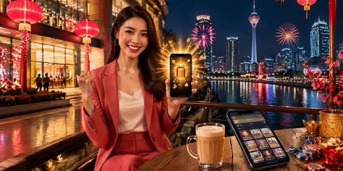 Pemain muda di Kuala Lumpur mengakses kasino mudah alih dan esport melalui telefon pintar dengan mudah