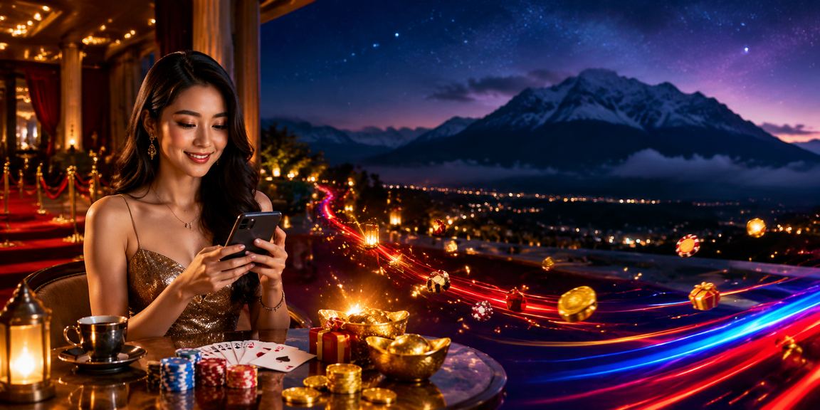 Pemain muda Sabah menikmati permainan Teen Patti dan jackpot melalui telefon pintar